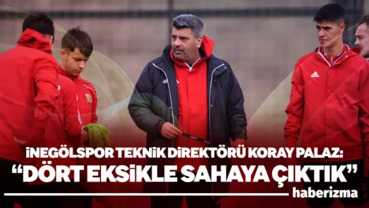 İnegölspor Teknik Direktörü Koray Palaz, İskenderunspor karşısında 1-1 biten maçın