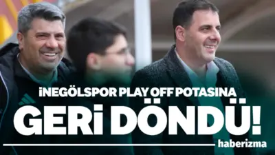 İnegölspor Kulüp Başkanı Kani Ademoğlu, Anagold 24 Erzincanspor karşısında alınan