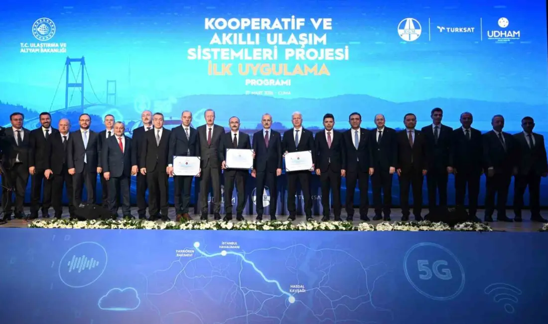 Ulaştırma ve Altyapı Bakanı Abdulkadir Uraloğlu, Kooperatif Akıllı Ulaşım Sistemleri