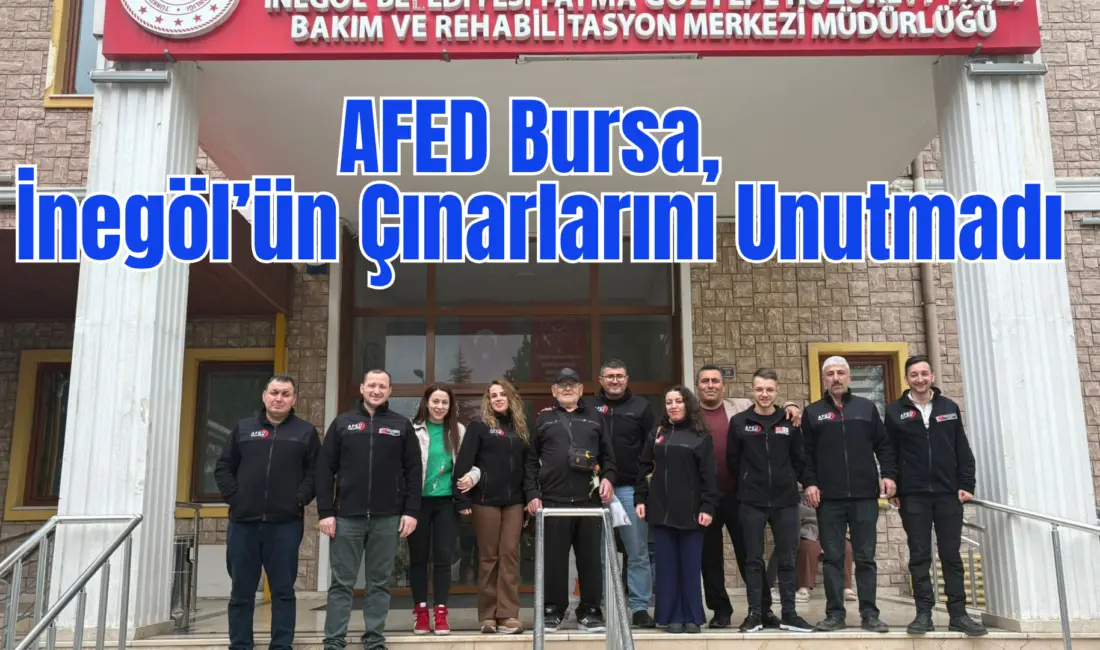 AFED Bursa İl Başkanlığı, sosyal sorumluluk projelerine devam ederek toplumun