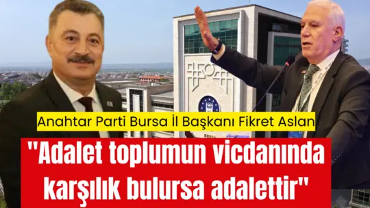 Bursa Büyükşehir Belediye Başkanı Mustafa Bozbey’in gözaltına alınması üzerine bir
