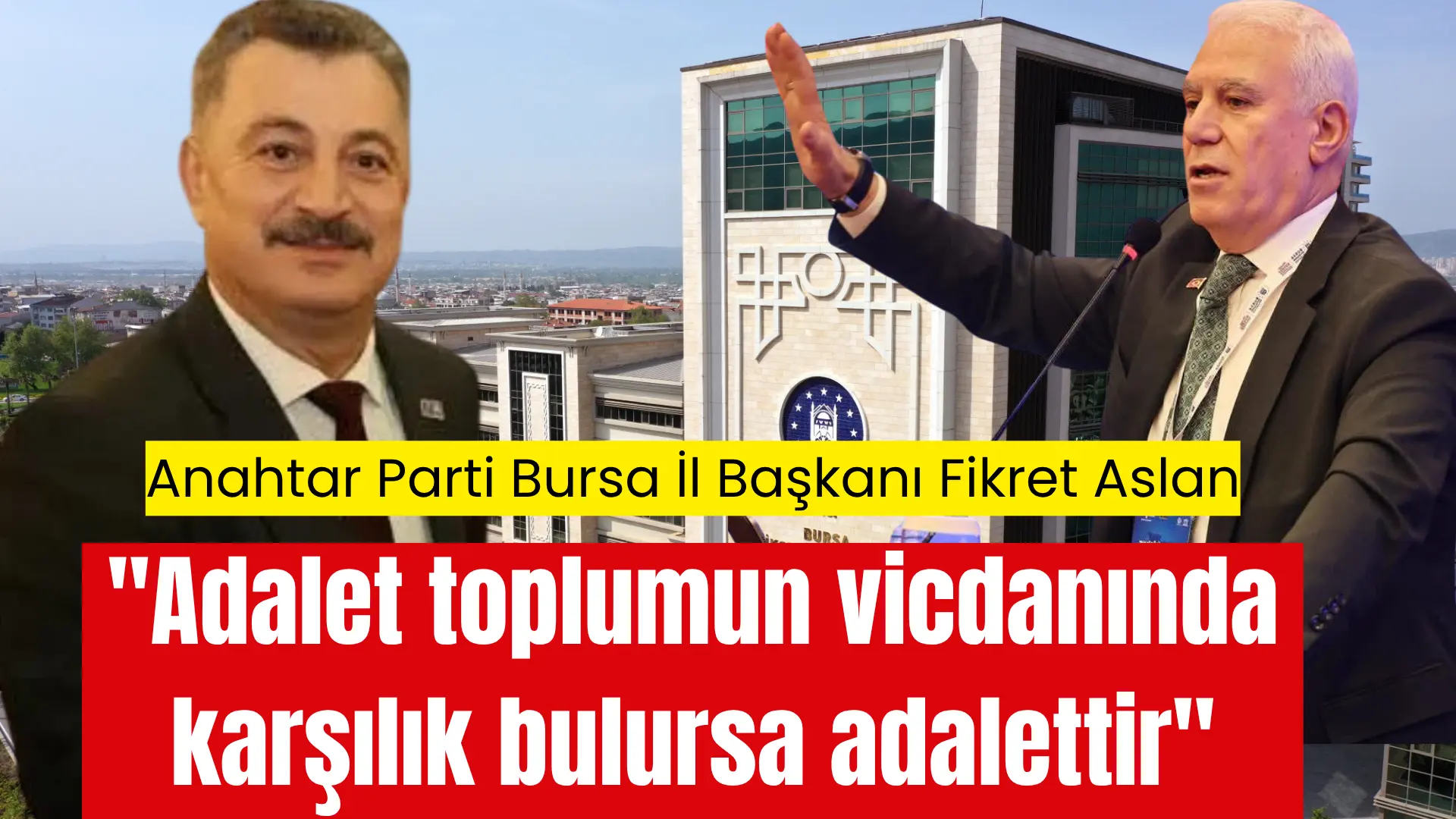 Bursa Büyükşehir Belediye Başkanı Mustafa Bozbey’in gözaltına alınması üzerine bir