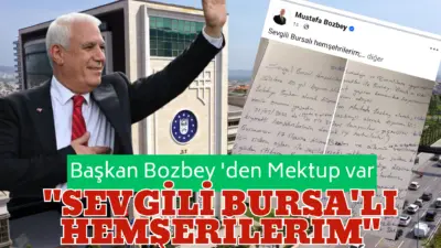 Sabah saatlerinde gözaltına alınan Bursa Büyükşehir Belediye Başkanı Mustafa Bozbey’den
