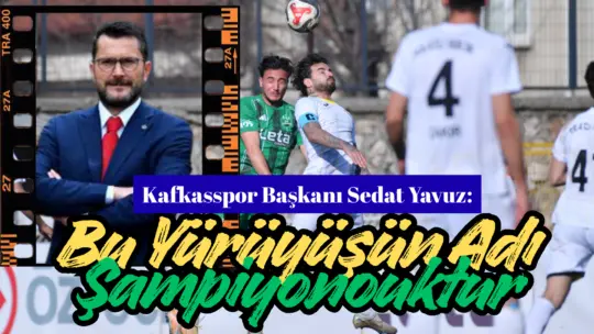 Kafkasspor başkanı Sedat Yavuz 0-0 biten Polatlı 1926 maçı sonrasında