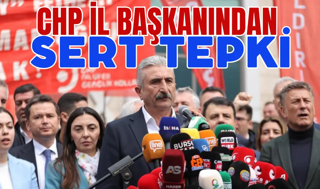 Bursa’da Mustafa Bozbey’in gözaltına alınmasının ardından, Cumhuriyet Halk Partisi Bursa