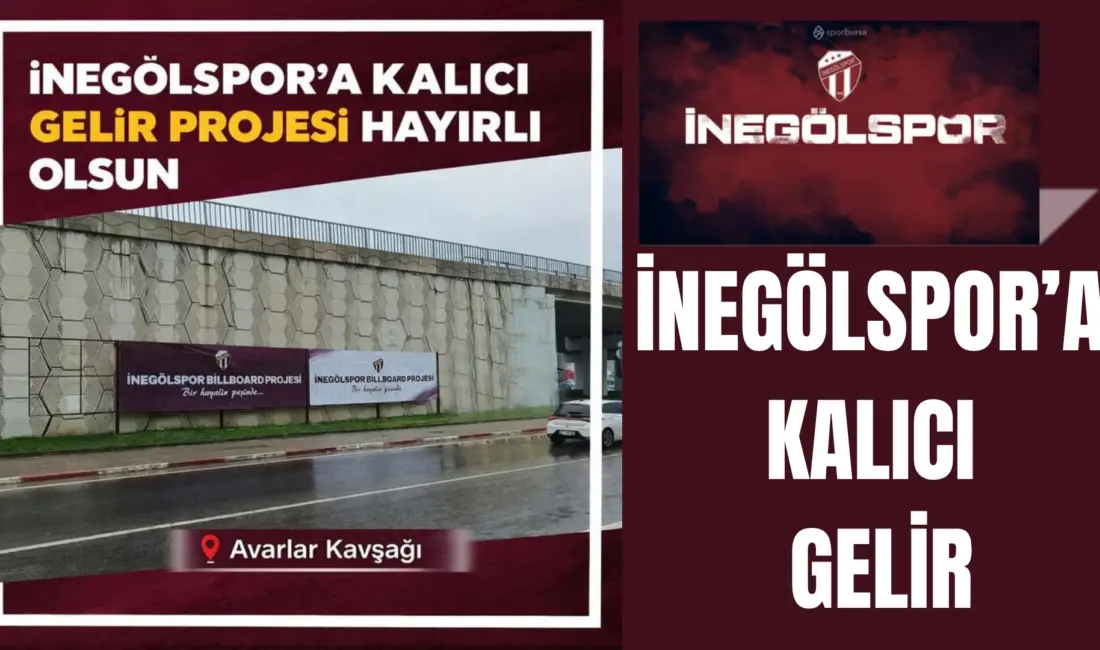 Sultan Su İnegölspor Başkanı Kani Ademoğlu, İnegölspor’a kalıcı gelir sağlayacak