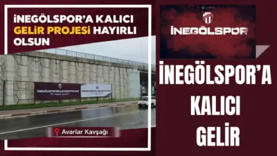 Sultan Su İnegölspor Başkanı Kani Ademoğlu, İnegölspor’a kalıcı gelir sağlayacak
