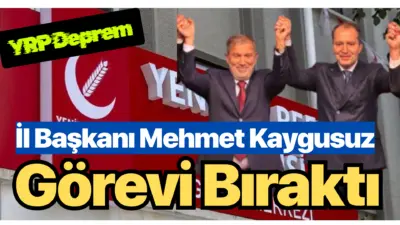 İl Başkanı Mehmet Kaygusuz’un görevini bırakması, Bursa siyasetinde uzun süredir