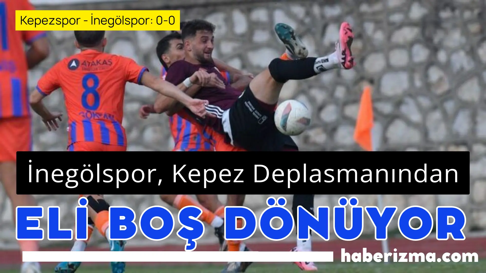 İnegölspor çıktığı Antalya deplasmanında Kepez Belediyesi ile yaptığı maçta  her