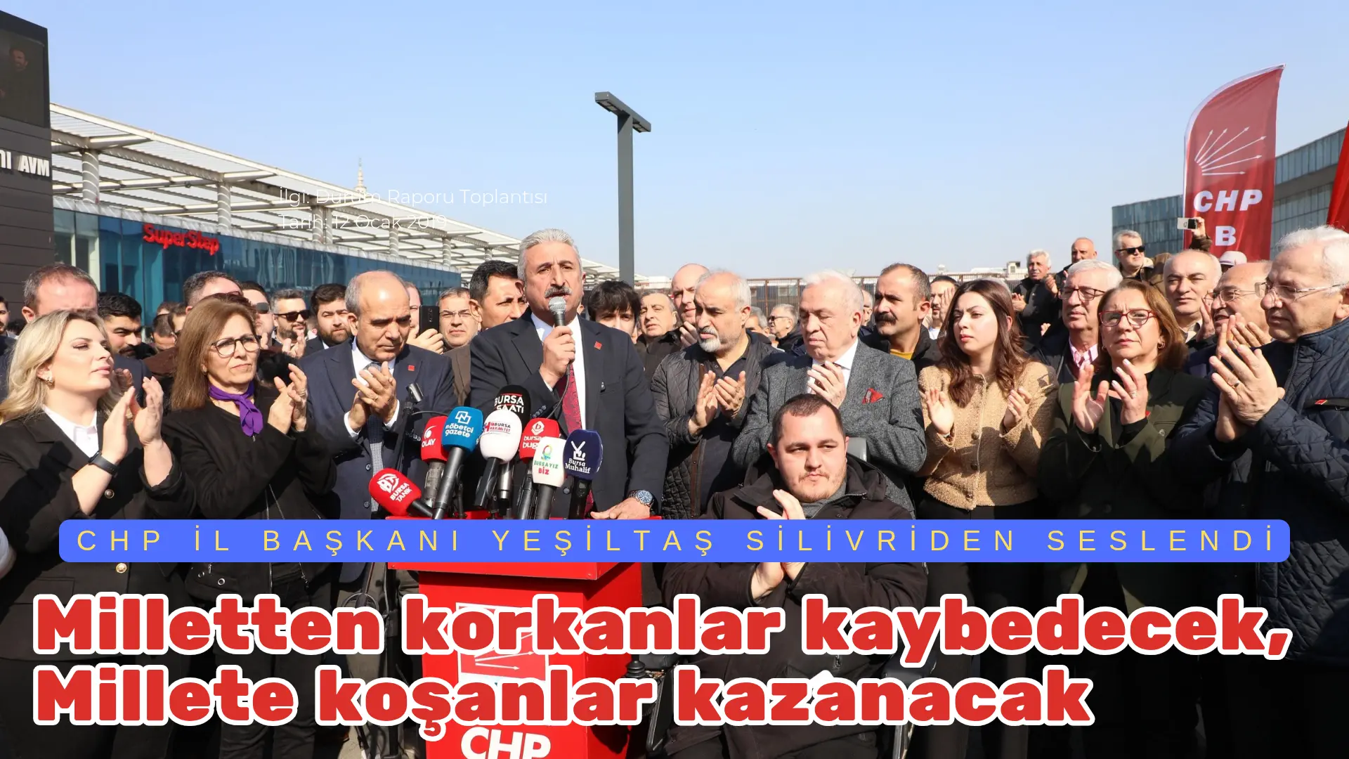 CHP Bursa İl Başkanı Nihat Yeşiltaş’tan 19 Mart mesajı: Milletten