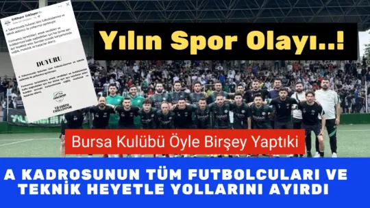 Bursa Süper Amatör Kulüplerinden bir ri olan Eriklispor Az kadrosunda