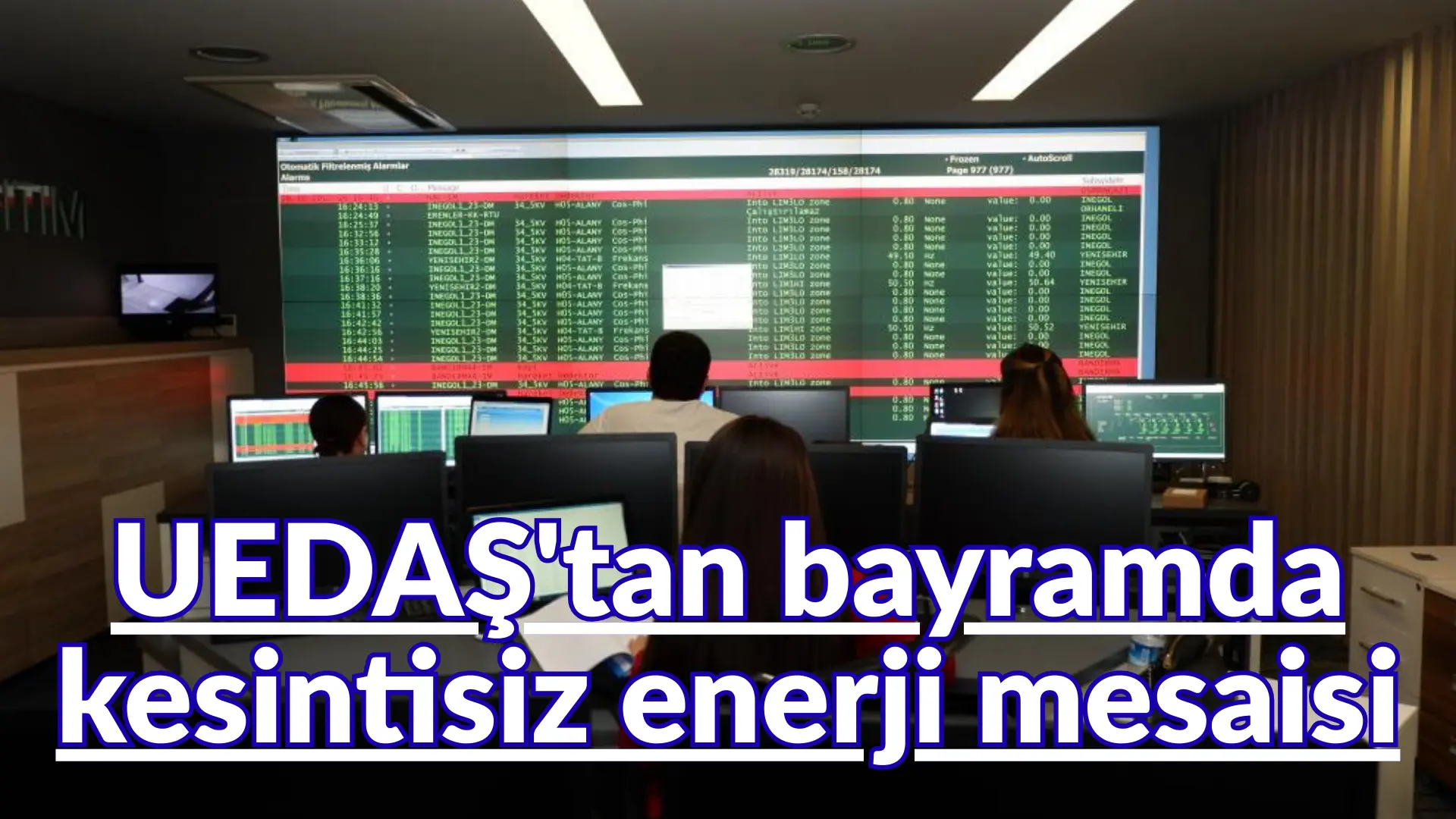 Uludağ Elektrik Dağıtım A.Ş. (UEDAŞ), Ramazan Bayramı süresince artması beklenen