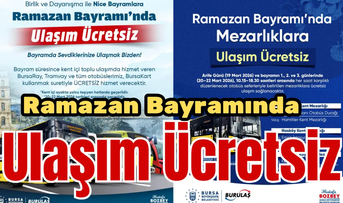 Ramazan ayının manevi iklimini düzenlediği programlarla tüm kentte hissettiren Bursa