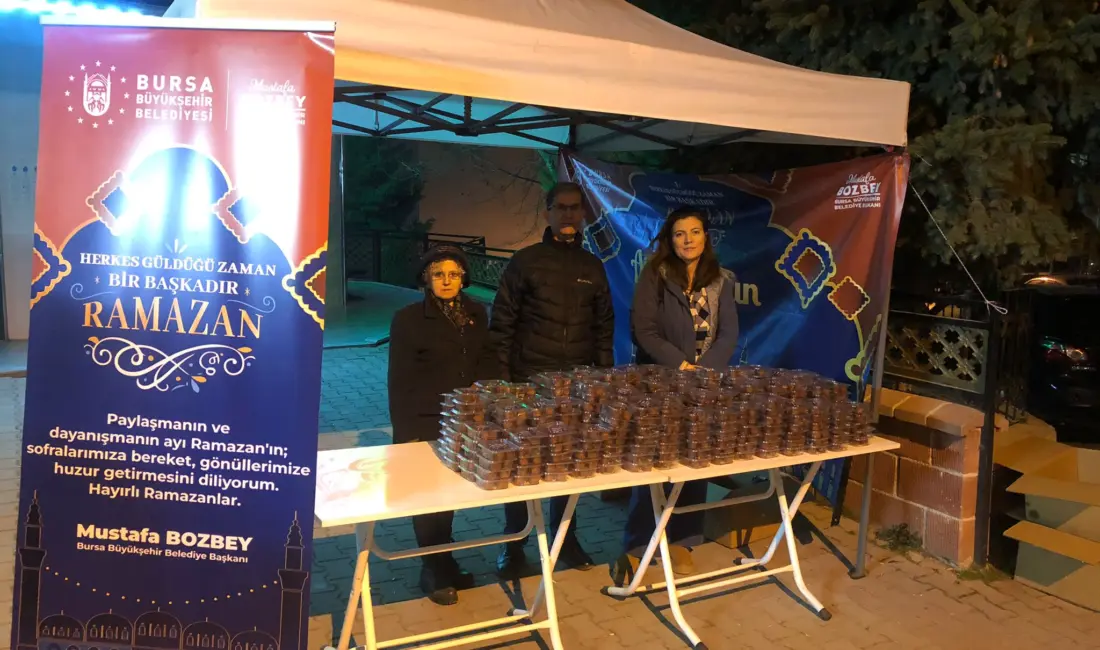 Ramazan ayı etkinlikleri kapsamında Bursa Büyükşehir Belediyesi, İnegöl’de merkez ve