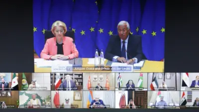 Avrupa Birliği (AB) Komisyonu Başkanı Ursula von der Leyen ve