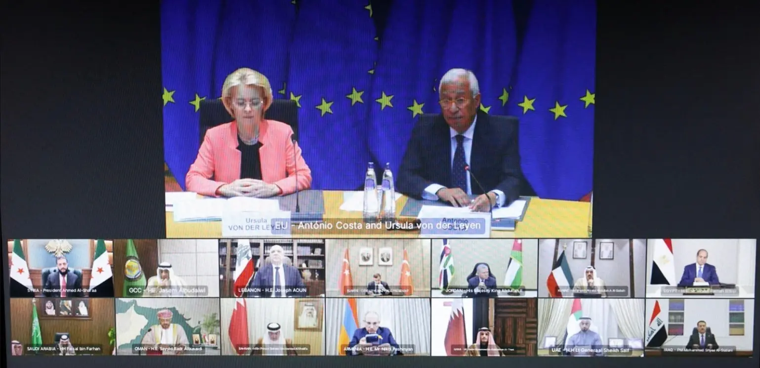 Avrupa Birliği (AB) Komisyonu Başkanı Ursula von der Leyen ve