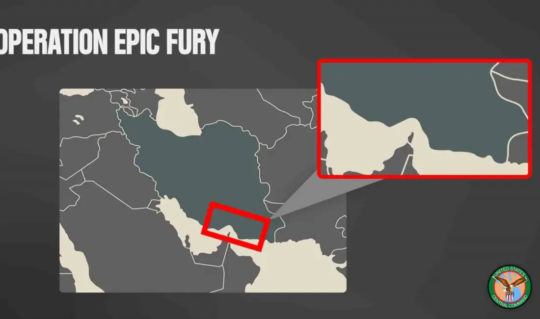 ABD ordusundan yapılan açıklamada, Hürmüz Boğazı yakınlarındaki kıyı şeridinde yer
