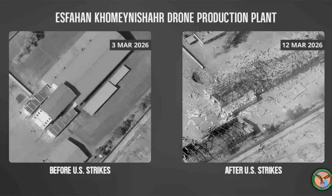 ABD ordusu, İran’ın İsfahan eyaletinde bulunan Humeynişehr insansız hava aracı