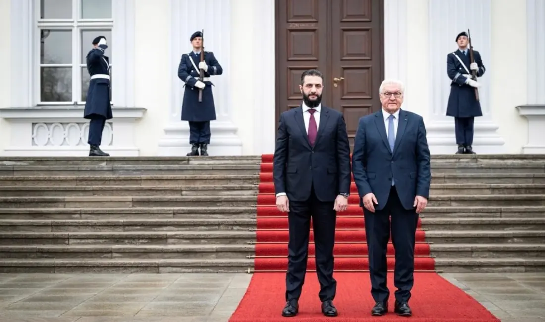Almanya Cumhurbaşkanı Frank-Walter Steinmeier, ülkeye ilk resmi ziyaretini gerçekleştiren Suriye