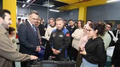 Türkiye’nin ilk astronotu Alper Gezeravcı, Bursa Teknik Üniversitesi programı kapsamında