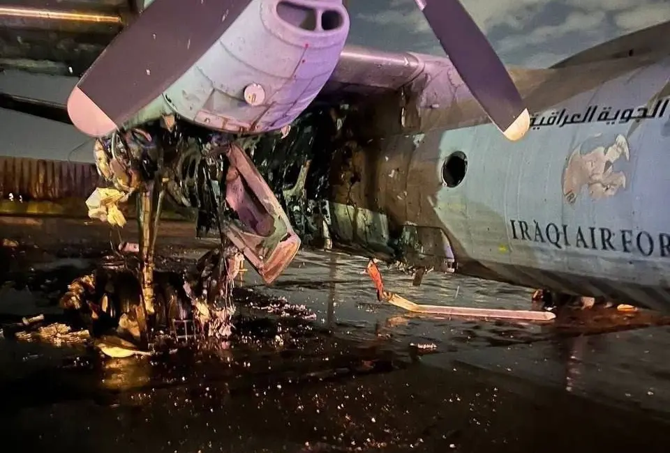 Irak’ta bulunan Uluslararası Bağdat Havalimanı’na dronların ardından roketle gerçekleştirilen ikinci