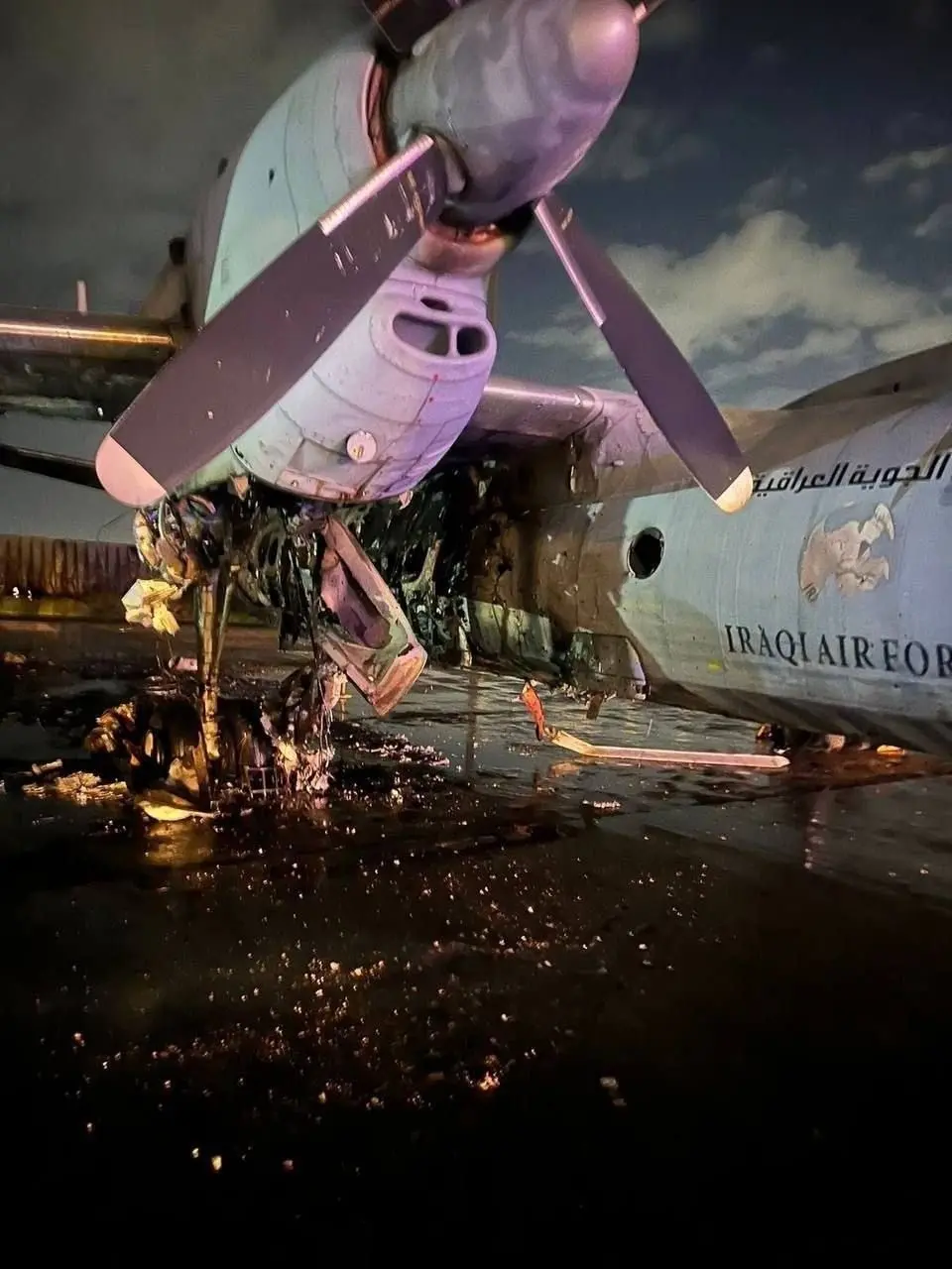 Irak’ta bulunan Uluslararası Bağdat Havalimanı’na dronların ardından roketle gerçekleştirilen ikinci