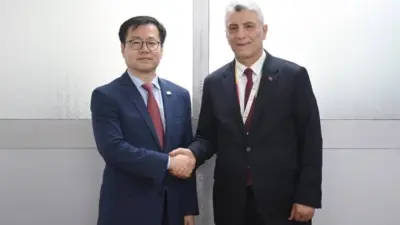 Ticaret Bakanı Ömer Bolat, Yaounde’de Güney Kore Ticaret Bakanı Yeo