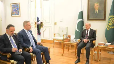 Dışişleri Bakanı Hakan Fidan, Pakistan’ın başkenti İslamabad’da Pakistan Başbakanı Şahbaz