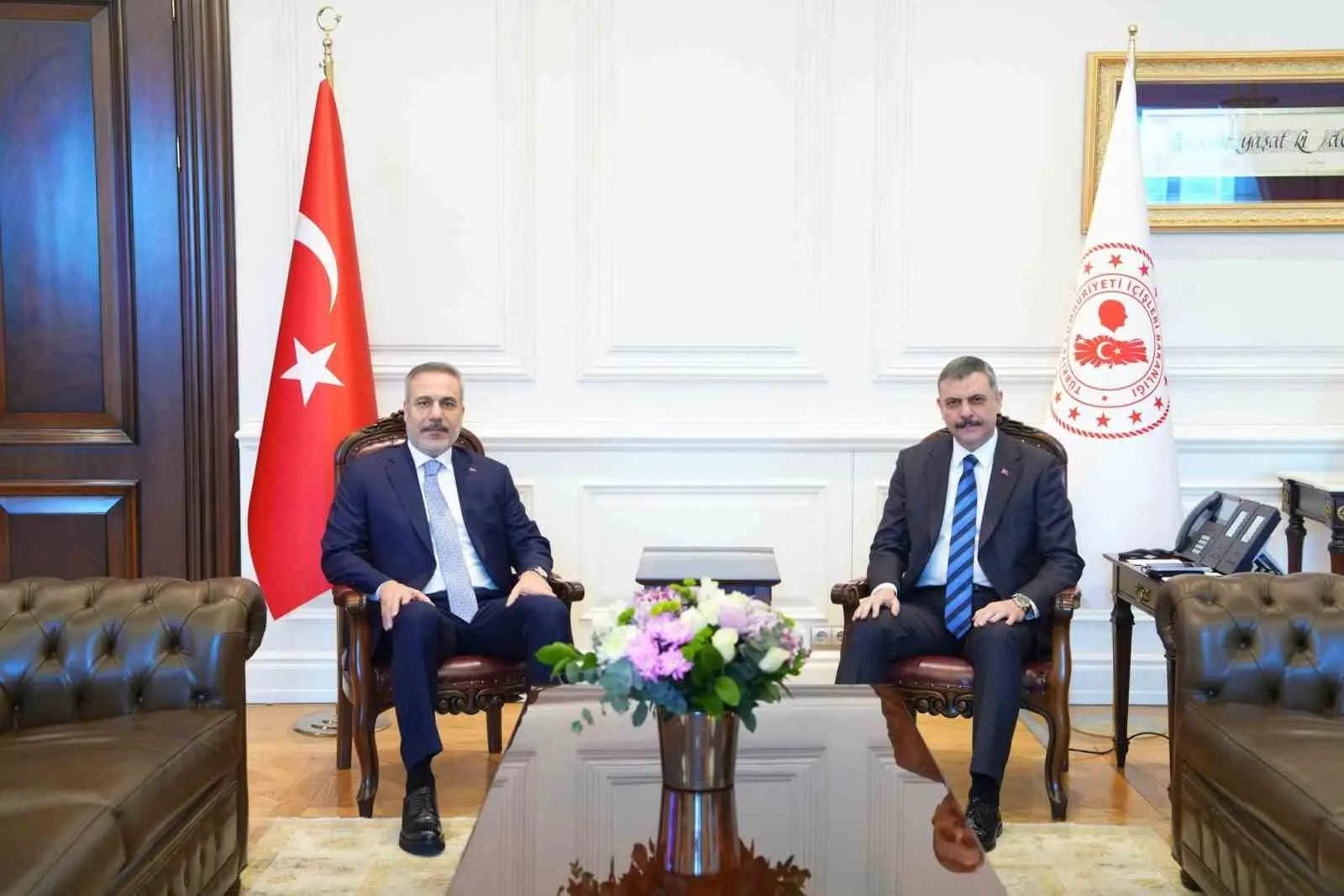 Dışişleri Bakanı Hakan Fidan, İçişleri Bakanı Mustafa Çiftçi’ye hayırlı olsun