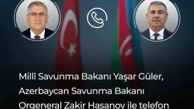 Milli Savunma Bakanı Yaşar Güler, Azerbaycan Savunma Bakanı Orgeneral Zakir