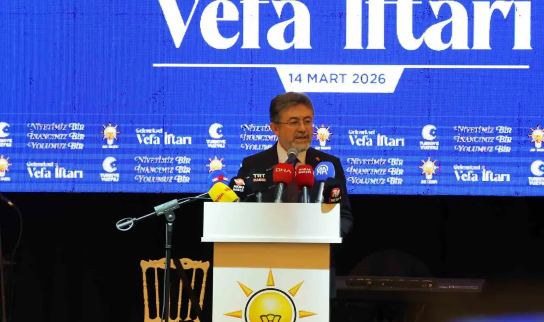 Tarım ve Orman Bakanı İbrahim Yumaklı, Kahramanmaraş’ta iftar buluşmasında yaptığı