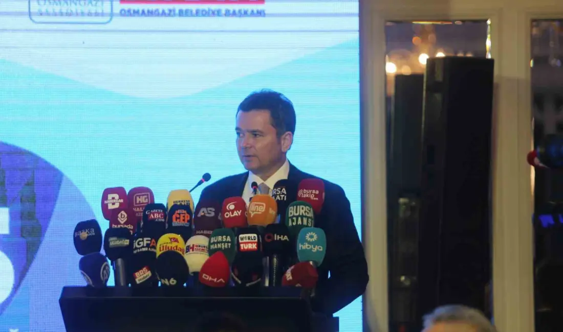 Osmangazi Belediye Başkanı Erkan Aydın, yapılan çalışmaları hem de yeni