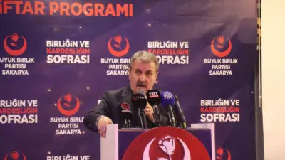 Büyük Birlik Partisi (BBP) Genel Başkanı Mustafa Destici, İsrail Başbakanı