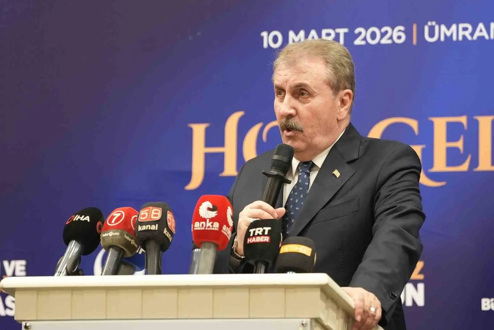 Büyük Birlik Partisi (BBP) Genel Başkanı Mustafa Destici, bölgesel savaşlara