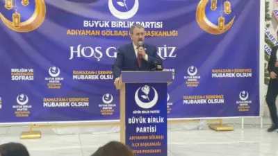 Büyük Birlik Partisi (BBP) Genel Başkanı Mustafa Destici, Adıyaman’ın Gölbaşı