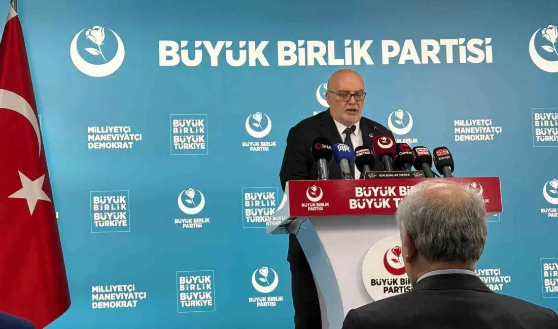 Büyük Birlik Partisi (BBP) Genel Sekreteri Ahmet Yelis, “Aklımızdan bir