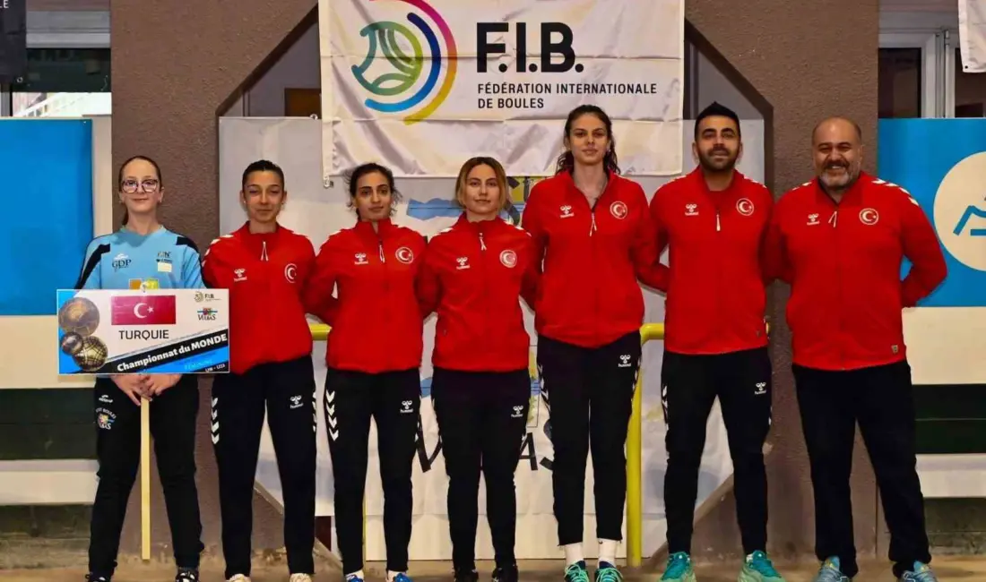 Bursa Büyükşehir Belediyesporlu sporcu Mine Türker, U23 Bocce Dünya Kupası’nda