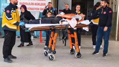 Bursa’nın İnegöl ilçesinde faaliyet gösteren bir orman ürünleri fabrikasında elini