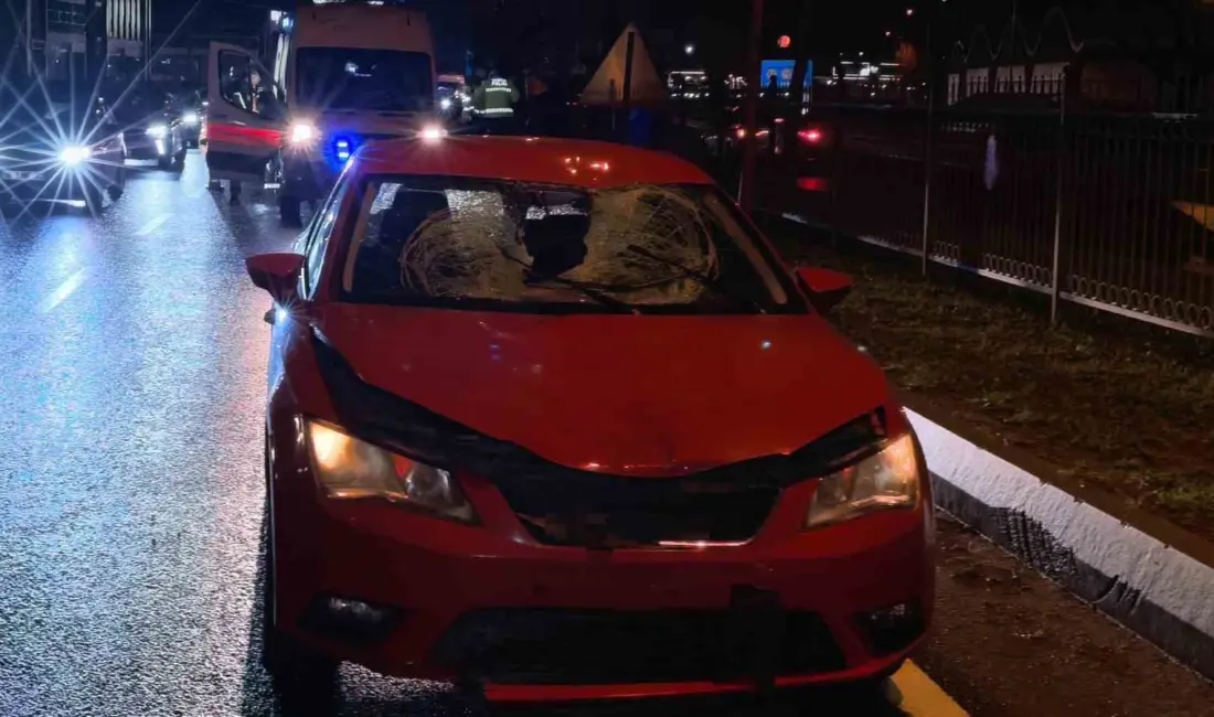 Bursa’nın İnegöl ilçesinde otomobilin çarptığı yaya hayatını kaybetti, sürücü hafif