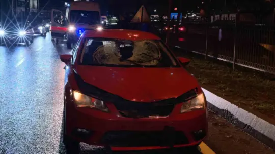 Bursa’nın İnegöl ilçesinde otomobilin çarptığı yaya hayatını kaybetti, sürücü hafif