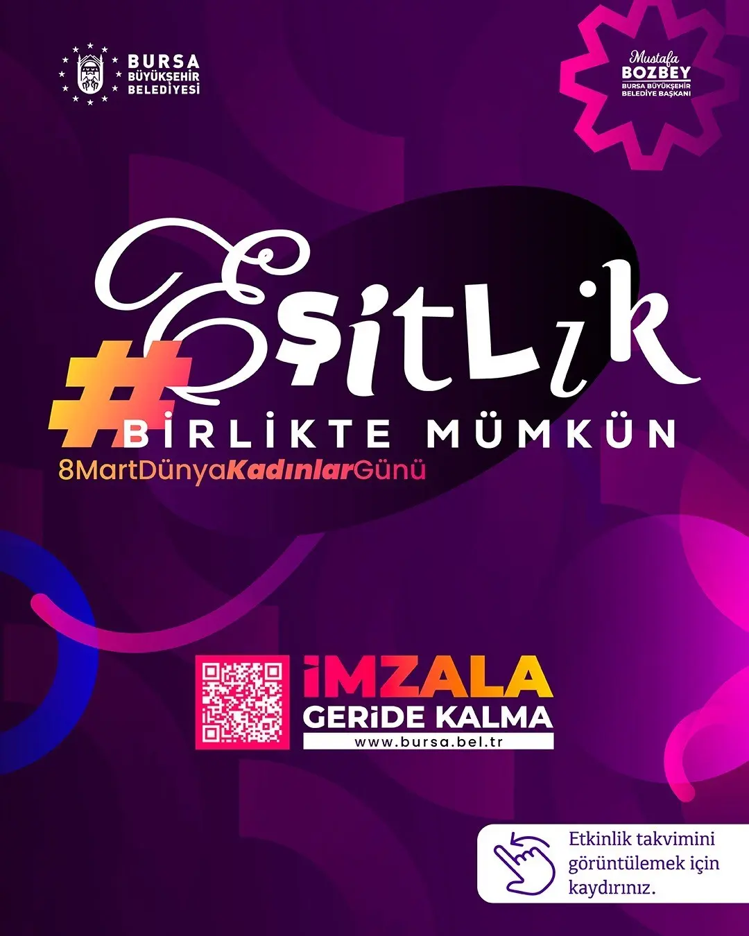 Bursa Büyükşehir Belediyesi, kadın emeğini görünür kılmak ve eşit, şiddetsiz