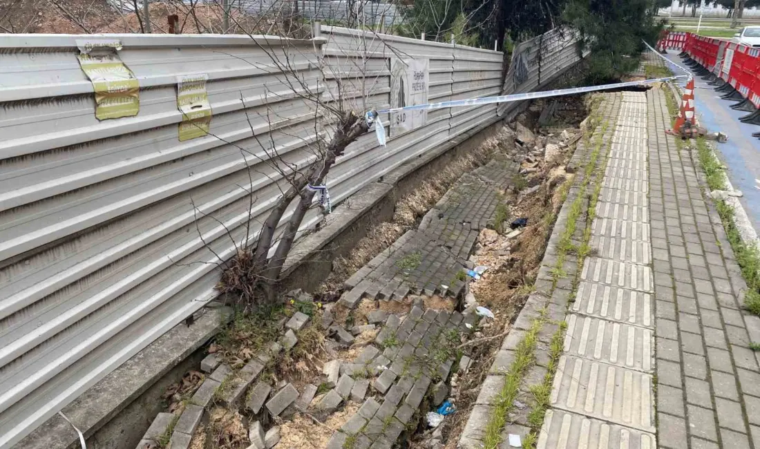 Bursa’nın Nilüfer ilçesine bağlı Ataevler Mahallesi’nde kentsel dönüşüm çalışması esnasında