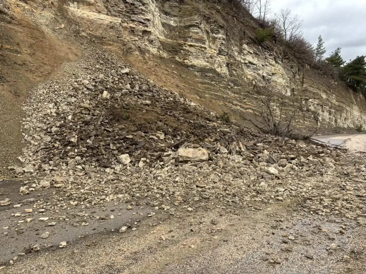 Bursa’nın İnegöl ilçesine bağlı kırsal Gülbahçe Mahallesi yolunda meydana gelen
