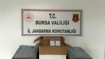Bursa İl Jandarma Komutanlığı ekiplerince kaçakçılıkla mücadele kapsamında Yıldırım ilçesinde
