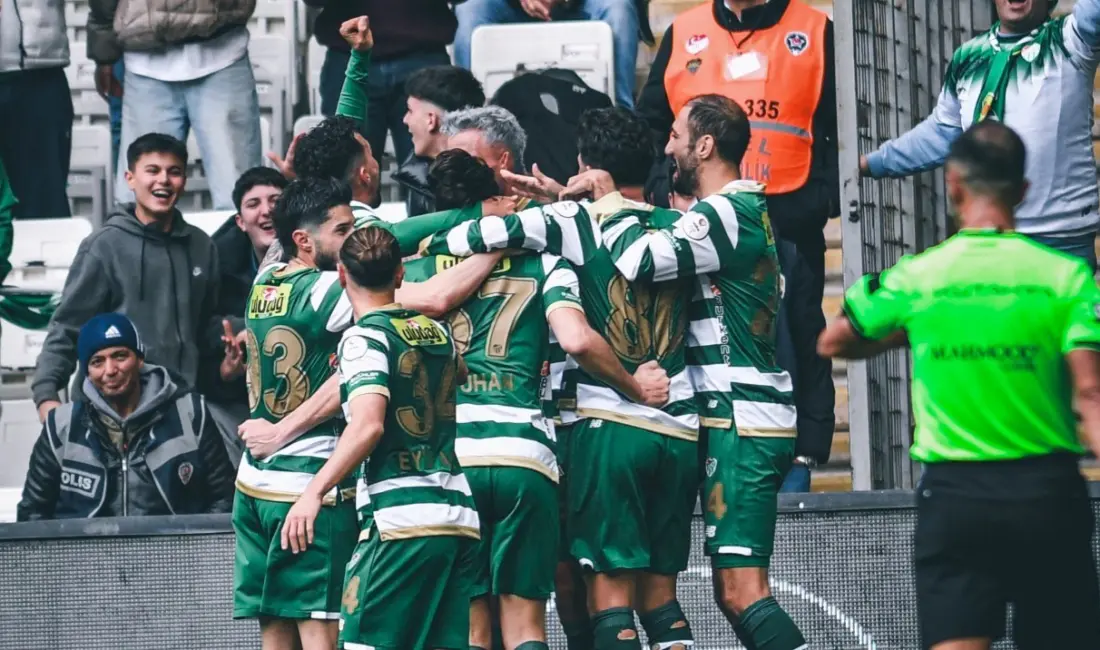 Bursaspor bu sezon Türkiye profesyonel futbol liglerinde 70 gole ulaşarak