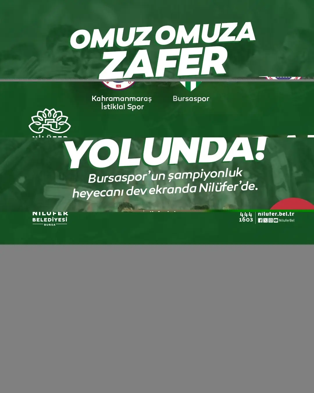 Bursaspor’un TFF 2. Lig’de Akedaş Kahramanmaraş İstiklal Spor ile deplasmanda