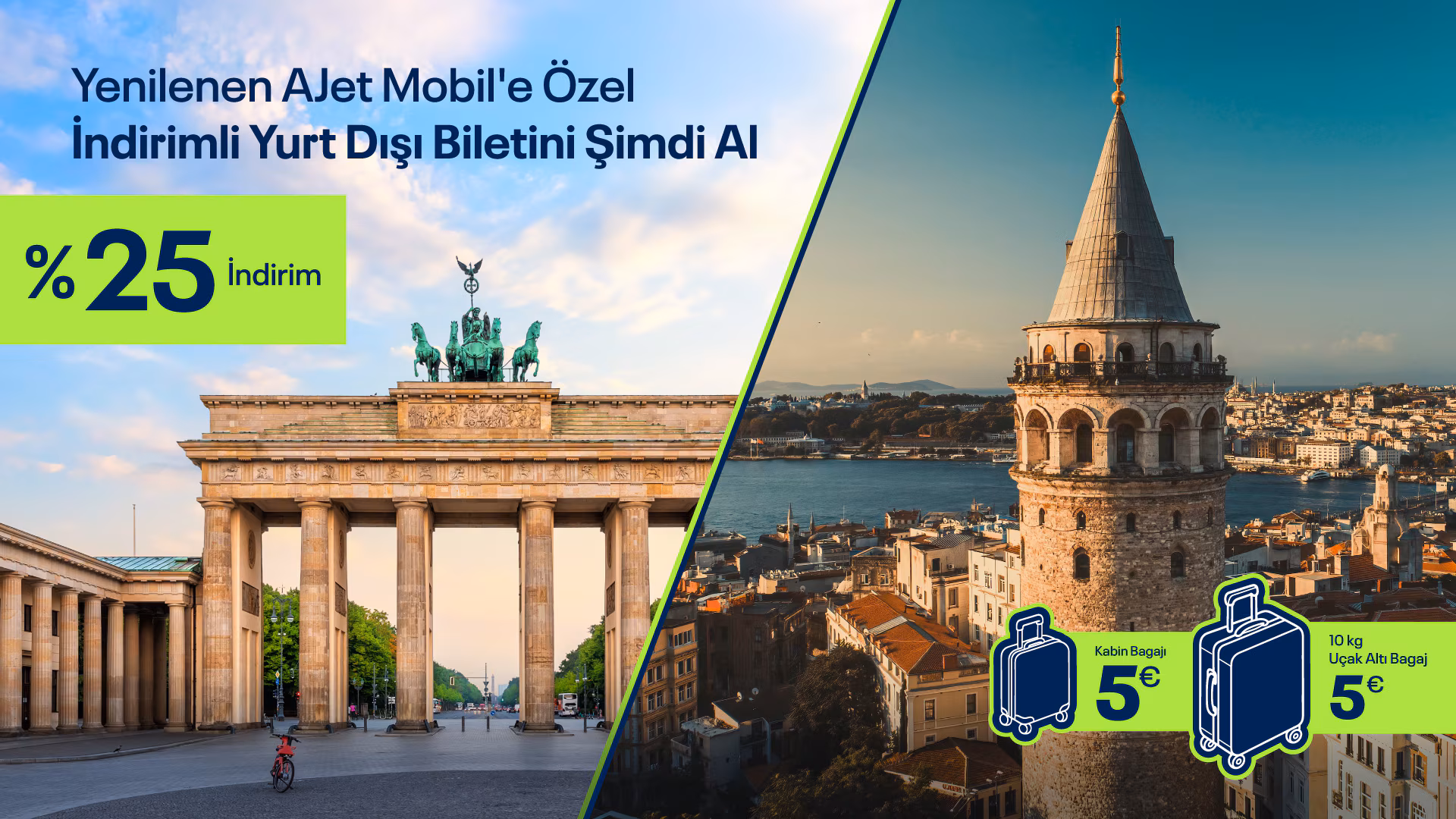 AJet, yenilenen mobil uygulamasıyla bahar dönemine özel kampanya başlattı. 17-18