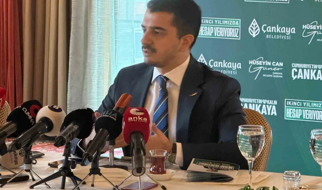 Çankaya Belediye Başkanı Hüseyin Can Güner, geride kalan iki yıllık