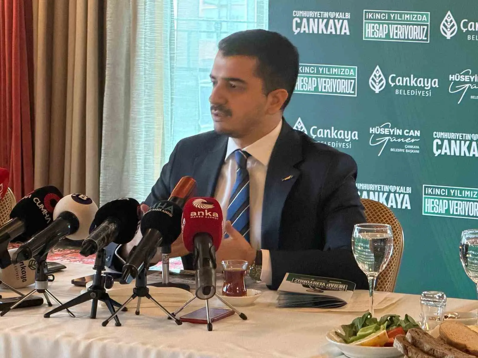 Çankaya Belediye Başkanı Hüseyin Can Güner, geride kalan iki yıllık
