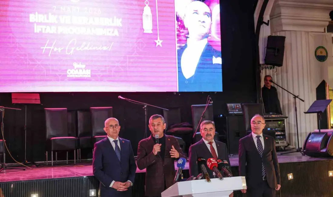 Cumhuriyet Halk Partisi (CHP) Genel Başkanı Özgür Özel, “Trump’ın kurduğu